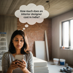 Wondering how much an interior designer costs in India? Learn about interior design cost per square foot, living room interior design cost, and budget-friendly options. Get a clear interior design cost estimate with Behomly.