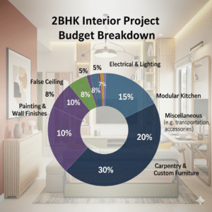 Discover the cost of 2BHK interior design in India. Get smart budgeting tips, low-cost ideas, and expert guidance from Behomly for stylish 2BHK homes.